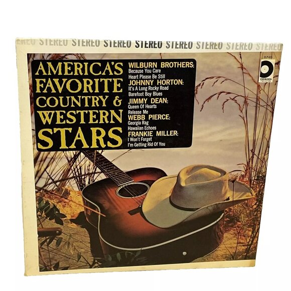America's Favorite Country And Western Stars (Vinyl) Design DLP 635 VG+ LP - Picture 1 of 8